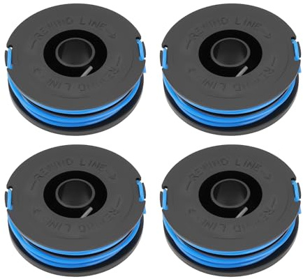 LT Easiyl Pack of 4 GT2826 Grass Trimmer Replacement Spool and Line 5 m x 1.5 mm Compatible with Qualcast GT2826 Grass Trimmer Compatible with MacAllister MGT430