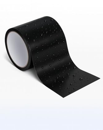 Waterproof Flexible Black Duct Tape | 10 cm Leak Repair Tape with Super Strong Adhesive | Plumbers Tape for Pipes, Hoses & Plumbing | Multi-Purpose Butyl Tape for Home, Garden, & Aquatic Use