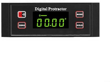 Inclinometro digitale angolare in lega di alluminio, display digitale inclinometro scatola righello angolo pendenza righello livello goniometro