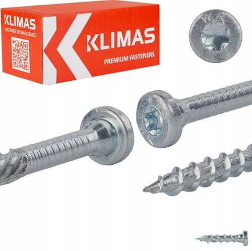Klimas WKCR Vis de construction avec tête cylindrique Torx (8 x 140 mm)