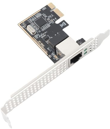ERYUE Tarjeta de Red Gigabit Tarjeta LAN PCIE Ethernet de Alta Velocidad para 7/8/8.1, Fácil Instalación