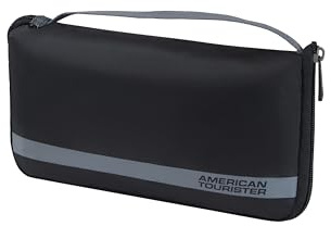 American Tourister - Funda para Maleta L, Cubierta de Maleta Plegable, Protección de Maleta de Viaje, 71 x 50 x 30 cm, Negro/Gris