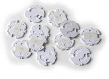 160252 reer Steckdosenschutz, Kindersicherung, klebbar, weiß, 40er