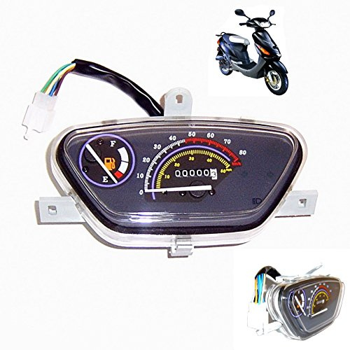 TACHOMETER TACHOEINHEIT GY6 COCKPIT komplett für AGM BAOTIAN QT-9 JINLUN QT-5 BENERO YIYING JINAN QINGQI REX RS KYMCO LEIKE JMSTAR MKS FLEX TECH JACK FOX ERING NOVA CHINA ROLLER GY6 50ccm