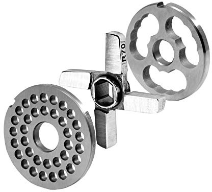 Wolfcut-R70 Lochscheibensatz 8 mm Bohrung + 1 Kreuzmesser + 1 Vorschneider Werkzeugstahl
