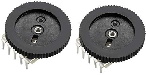 uxcell 16x2mm ohm wahlkegel lautstärkerad duplex potentiometer b103 10k-2pcs