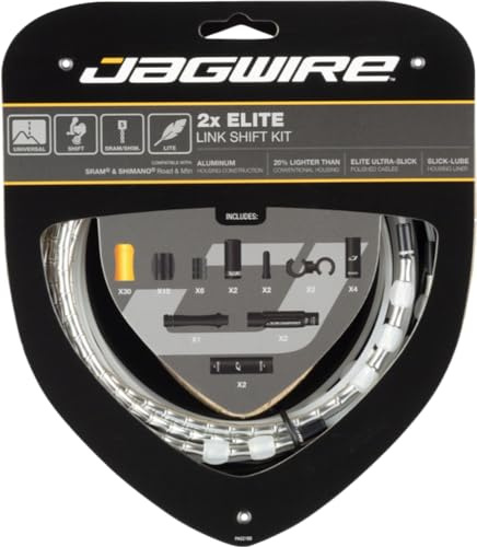 Jagwire Elite Link Shift Kabel-Set für Erwachsene, Unisex, Silber, Einheitsgröße