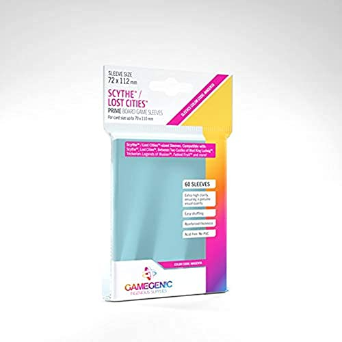 Gamegenic Prime Brettspielhüllen 100 Karat 60 Karat Sense Verlorene Städte Größe Kartenhüllen Value Bundle!