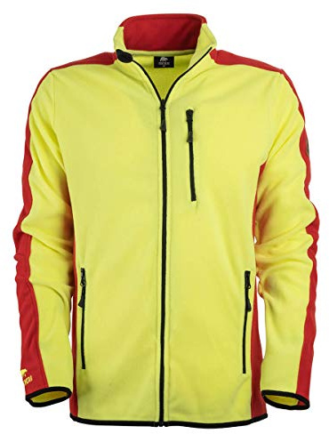 FORSBERG Fleecejacke Bjarkir, Farbe:gelb/rot, Größe:XXL