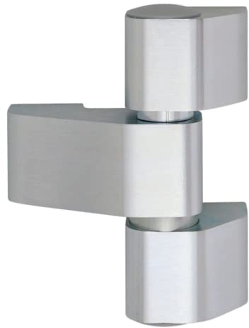stahl-design-tebart WSS Stahltürband, 3-teilig - 04.302.3663.055-043023663055 - Hochwertige Qualität - Zuverlässig und langlebig - Ideal für den professionellen Einsatz, Silber Türband
