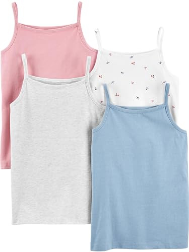 Simple Joys by Carter's Mädchen Tank Tops, Pack of 4 Hemd (4er Pack)