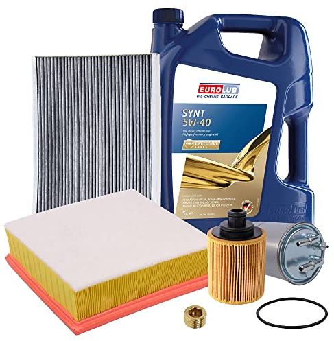 BESTPRICE ATP Inspektionspaket Filterset mit 1x Ölfilter, 1x Kraftstofffilter, | Kompatibel mit: OPEL CORSA D, CORSA D Kasten/Schrägheck