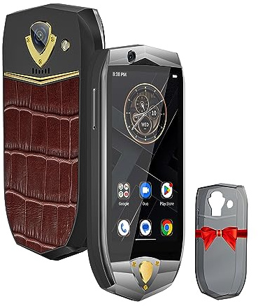 OUKITEL K16 Mini Smartphone Android 13 Pocket Small Phone 48MP+8MP Camera 3.5 inch HD+ Display 14GB+128GB/Expandable 1TB 3050mAH 10W Fast Charge, 4G Dual SIM Smartphone Face ID/NFC/GPS/OTG Red