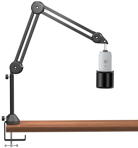Blauer Yeti Mikrofon Arm, TONOR Mic Microfono Ständer mit Extragroßer Popschutz 3/8 bis 5/8 Adapter für HyperX Rode Razer Elgato, perfekt für Gaming/Podcasts/Streaming/Home Office/Aufnahme T50