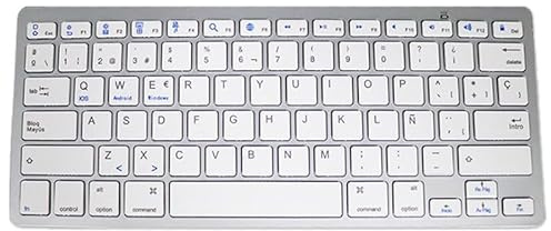 Teclado Slim Bluetooth Cool Blanco (Español)
