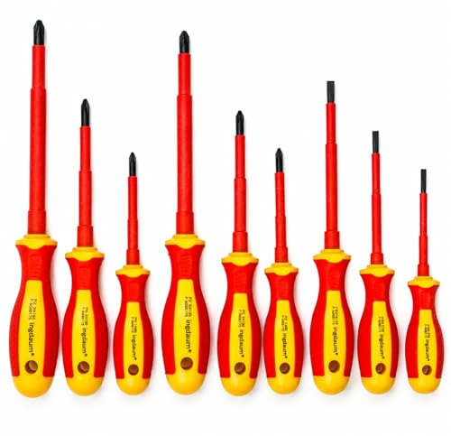 ingdaum VDE Schraubendreher-Set 9-teilig – Schlitz, PH & PZ
