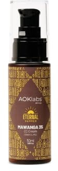 AOKlabs- MAWANGA Crème solaire visage teinte claire SPF 35, crème correctrice de couleur 50 ml