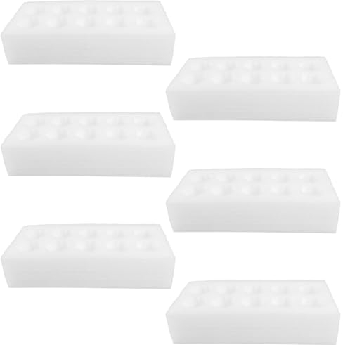 TOPBATHY 2 Sets Foam Egg Holder Quail Egg Cartons Box Storage Tray Wrapping Container Case Dispenser Shatterproof s Container for Kitchen Refrigerator(10 grids)