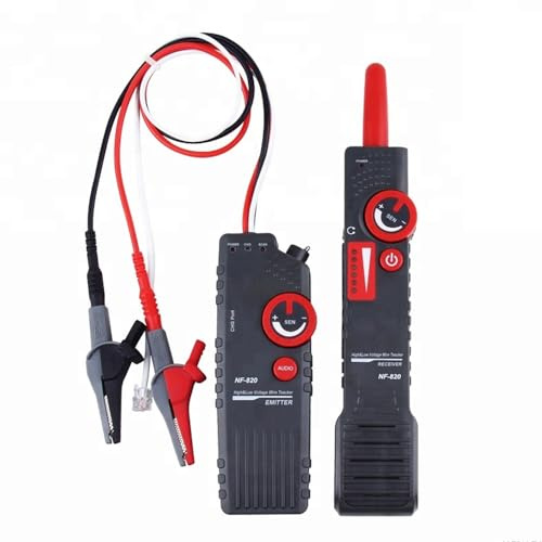 Detector de Cables Subterráneos con Detección Antiinterferencias, Adecuado para Colocación en Pared, Sensibilidad de Señal Ajustable