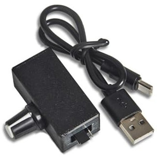 Lerpwige Contrôleur de ventilateur USB efficace de sortie 5 12 V réglable pour ventilateurs de refroidissement à 4 broches