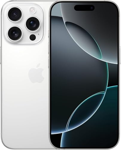 Apple iPhone (Renewed Premium) 16 Pro Max, US Version, 512GB, White Titanium - Unlocked