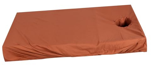 FOYTOKI Massagebettauflage Waschbarer Bezug aus Polyester Wiederverwendbare mit Lochdesign Strapazierfähiger und Bequemer Bezug für Massageliegen für Fußpflege und Krankenhaus