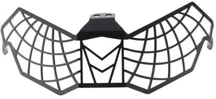 AGBLAYDVEW Rejilla Faro Moto Cubierta Parrilla Faro para TRK702X para TRK702 X para TRK 702X 702 X 2023 2024 1 PCS Protector Faro Motocicleta Parrilla Protección Malla Metal Negro