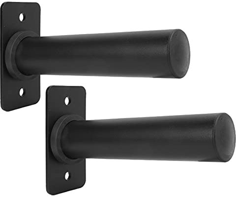 Olympische Hantelscheibenhalter zur Wandmontage, 227 kg Kapazität, Edelstahl, für 5,1 cm Hantelscheiben und platzsparende Fitness, 2 Stück