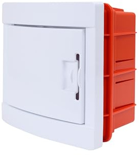RSE Boîte de distribution encastrée avec porte blanche IP20 IK10 1 rangée 4 modules/PLE (unités d'espace)