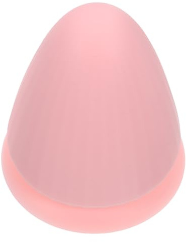 Triggerpunkt Massageball mit Saugnapf aus Silikon für Rückenmassage | Tiefengewebsmassage, Vielseitig Nutzbar für Fußmassage und Fitness, Rosa Ausführung mit Saugnapfdesign