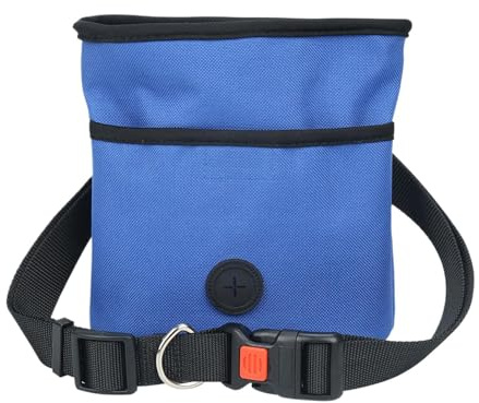 Bolsa Snack para adiestramiento de perros – Porta premios alimentación para animales domésticos – Dispensador impermeable con integración bolsas higiénicas para alimentación, almacenamiento de