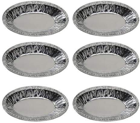 GOOHOCHY 250 Pirottini Ovali Monouso in Carta Stagnola per Crostatine e Flan, Bicchieri di Alluminio Usa e Getta, Stampi Resistenti per Cottura Uniforme in Forno, Confezione da 250 Pezzi