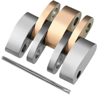 ROUHO 12mm Rostfritt Stål Armbandslänk Förlängning Solid Metall Armband Sektion Klockarmband Justering 7mm för Emporio Armani Starry Sky-A5