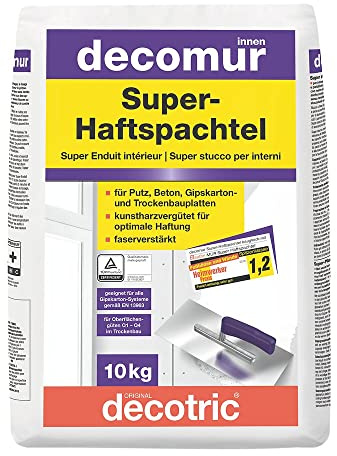 decomur innen 10kg Super-Haftspachtel