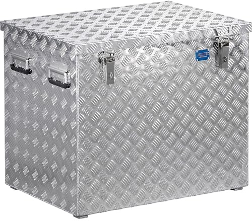 ALUTEC Alu-Transportkiste Riffelblech - 234 l Inhalt - LxBxH 772 x 525 x 645 mm