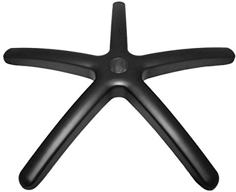 chairpartsonline Heavy Duty Replacement Office Chair Base - 28 Aluminum Black - S4180-2