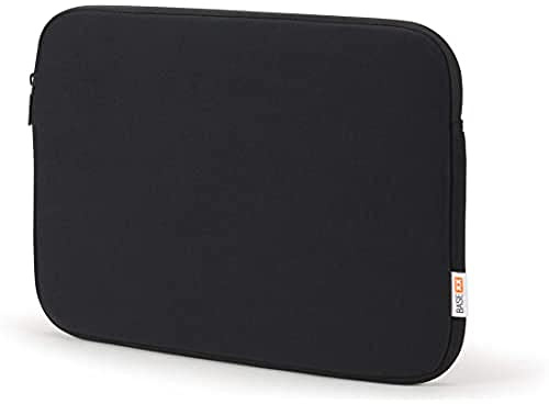 base xx Laptop Sleeve 13 Zoll - 13.3 Zoll Notebookhülle - Wasserabweisende Notebooktasche mit Metallreißverschluß, stoßfeste Polsterung, Jersey Stoff, schwarz