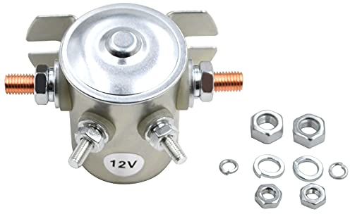 AHL Relé de arranque con interruptor magnético 12V 150A para 1114208 1114218 67-702 Compatible con carros de golf, cabrestante, Marine In Rush