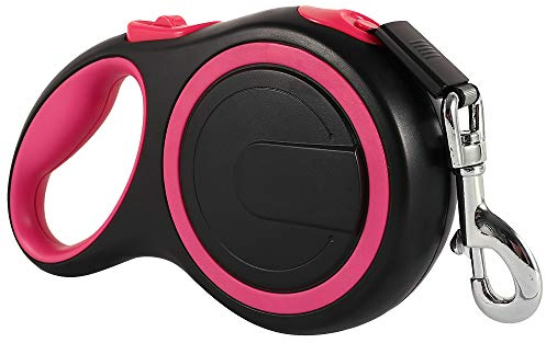 8m Hundeleine Rollleine Verwicklungsfreie Hundeleine Verriegelung mit einem Knopf und für große Hunde 50 kg