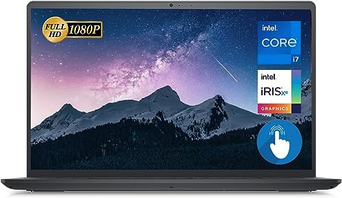 Dell Inspiron 15 3000 Series 3520 Laptop, 15.6 FHD Touchscreen, 12th Gen Intel Core i7-1255U, 64GB RAM, 2TB PCIe SSD, Webcam, HDMI, Wi-Fi 6, Windows 11 Home, Black
