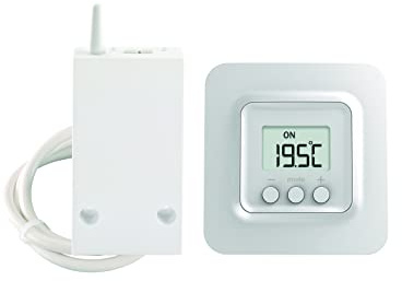 Delta Dore - Termostato Tybox 5701 FP para Control de Grado Cerca de un radiador Cable Piloto - 6050674, Blanco, Talla Única