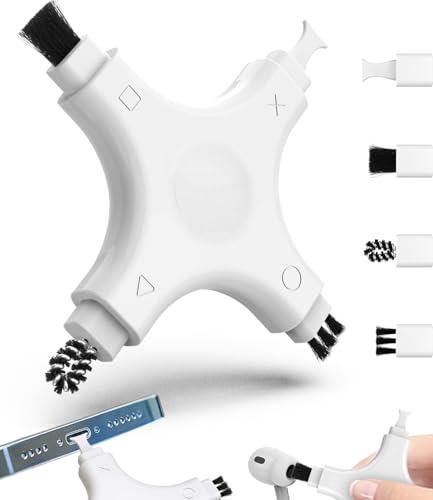 Nalezuns Rengöringsset för mobiltelefon, Airpods-rengöringssats, 4-i-1 tangentbord rengöringsset, bärbar dator Cleaner för surfplatta, dator, PC-skärm, kamera med spray