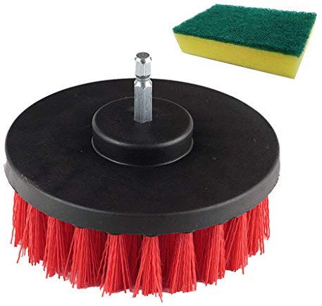 Heavy Duty Plunger And Toilet Brush Combo Electric Brush Cleaning Drill Grout Cleaner Power Brush Tool Cleaning Supplies