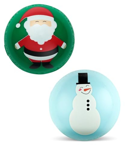 Sneaker Balls Shoe Deodorizer & Freshener Balls, Odor Eliminator for Shoes/Gym Bags/Lockers, Small 3.8cm Diameter, Quick-Twist Action, Long-Lasting 90-Day Fresh Scent- Santa Snow