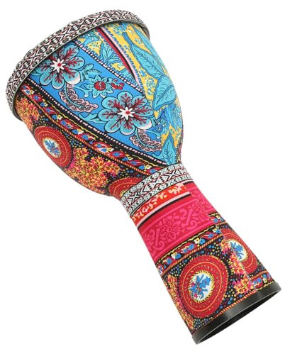 Parliky Afrikanische Trommel Handtrommel Musikinstrument Für Anfänger Kleine Djembe Robuste Schlagtrommel Spielzeug Für Junge Mädchen Mit Riemen Verschleißfeste Konstruktion Für