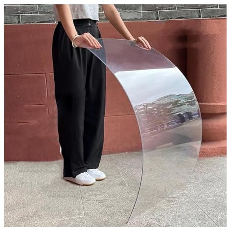 ZLRBN Ersatz Kunststoffplatten Gewächshäuser, Transparente Acryldecke, Dachplatten Kunststoff Wetterfest, 1,5mm Dick, Außenmarkise, Anpassbar (0.8x20m/2.6x65.6ft)