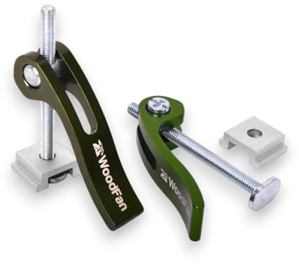 2 Stk. Exzenter-Spanner M6 75mm, Spannhebel für T-Nut-Profile und Gehrungsschienen