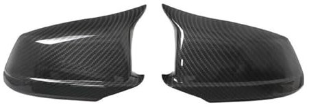 Auto Außenspiegel Abdeckungen Für 5 Series F10 F11 2010-2013 Auto Ersatz Rückspiegel Abdeckung Flügel Kappe Außentür Rückansicht Fall Trim Tür Spiegelkappen(Carbon Look)
