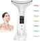 shisoutek Gesichtsmassagegerät Face Gerät: 6 Modi EMS Anti Gegen Falten Massage Gesichtsgerät 7 Light Schönheit - 45℃ Beauty Hautstraffung Lifting Lichttherapie Massager Für Damen Herren