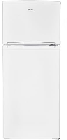 Teknix TMH1148W 48cm Freestanding Top Mount Fridge Freezer in White - 117 Litre Capacity - 4 Star Freezer Rating - 2 Doors - Adjustable Temperature Control - LED Light